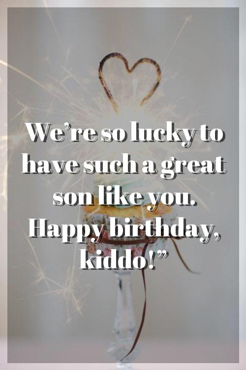 funny birthday wishes for son